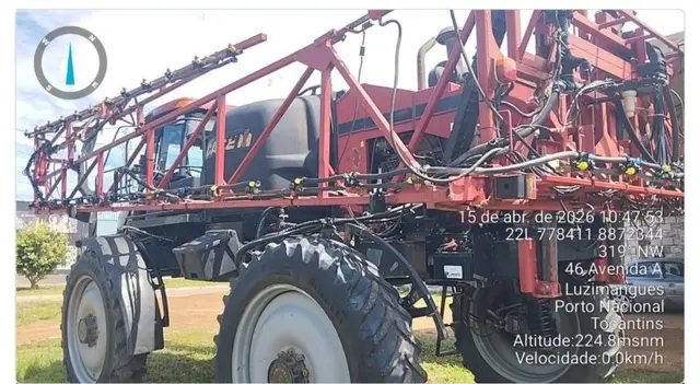 PULVERIZADOR AUTOPROPELIDO MARCA CASE IH; MODELO PATRIOT 350 - EQUIP. FUNCIONANDO