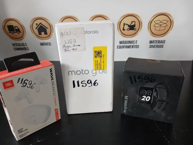 SMARTPHONE MOTOROLA MOTO G06 256GB 12GB RAM, CÂMERA 50MP COM IA, BATERIA 5200MAH E TELA 6,9 POLEGADAS; SMARTWATCH XIAOMI LITE GPS XM584 E FONE JBL WAVE BEAM 2