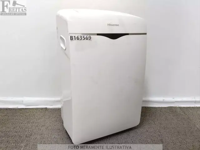 LOTE COM 01 AR-CONDICIONADO PORTÁTIL HISENSE AP-12CWBRNPS01 WI-FI 12.000BTU 1100W 127V 60HZ COM…