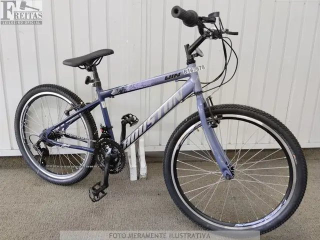 LOTE COM 01 BICICLETA HOUSTON WIN AZUL