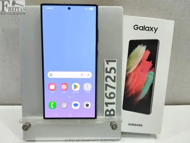 LOTE COM 01 SMARTPHONE SAMSUNG GALAXY S24 ULTRA SM-S928B/DS 512GB 12GB RAM COM BATERIA RQCX10B0KTW
