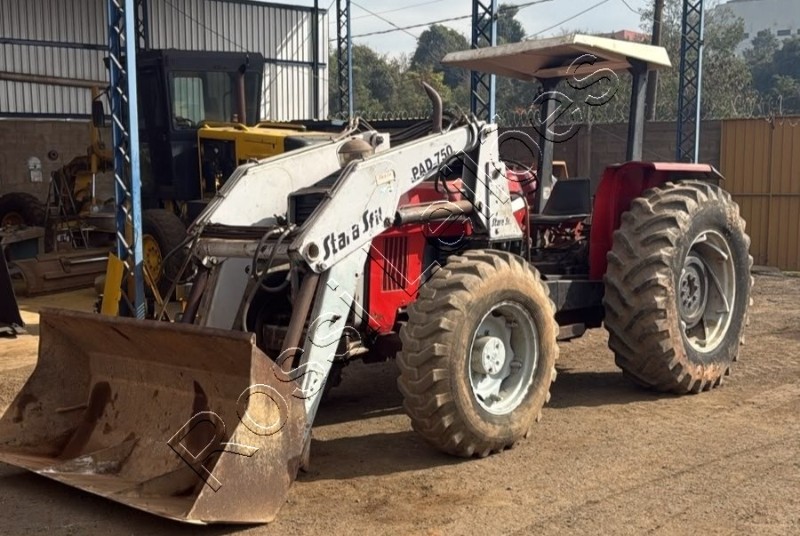 [ VÍDEO ] TRATOR MASSEY FERGUSSON MOD. MF 292 ANO 1990 - COM IMPLEMENTO / TRAÇADO - FUNCIONANDO