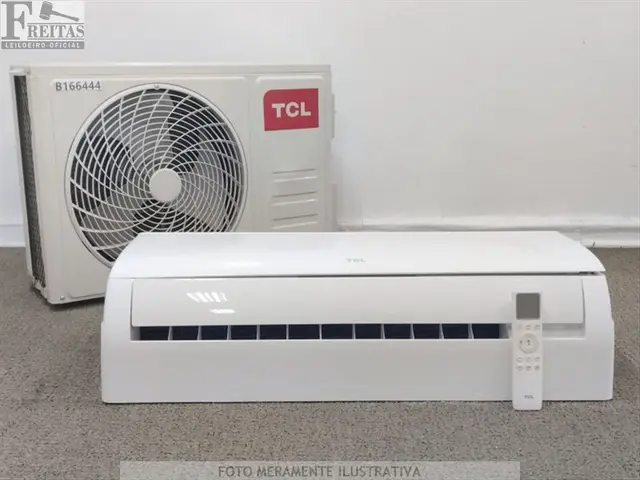 LOTE COM 01 AR CONDICIONADO SPLIT TCL FRIO 12.000 BTUS (EVAPORADORA/CONDENSADORA TAC-12CSA1 220V…
