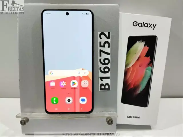 LOTE COM 01 SMARTPHONE SAMSUNG GALAXY S21 FE 5G SM-G990E/DS 128GB 6GB RAM COM BATERIA RQCTB02EKED