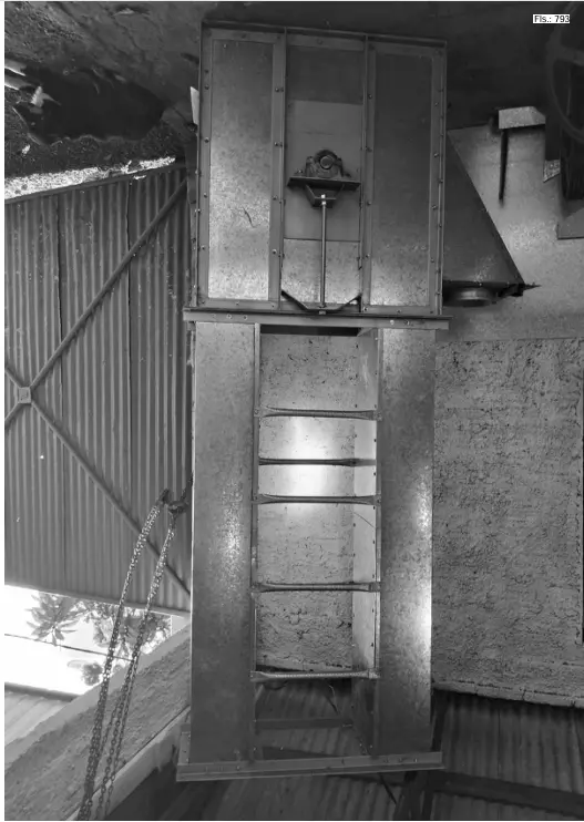 ELEVADOR DE CARGA, MARCA KEPLER WEBER, CAPACIDADE DE 120 TONELADAS POR HORA.