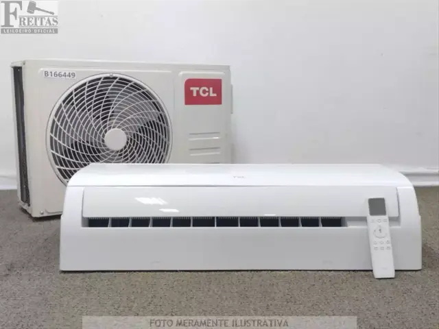 LOTE COM 01 AR CONDICIONADO SPLIT TCL FRIO 12.000 BTUS (EVAPORADORA/CONDENSADORA TAC-12CSA1 220V…