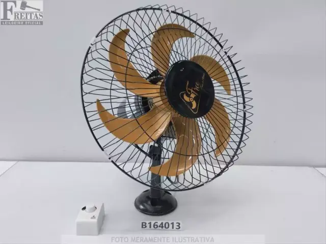 LOTE COM 01 VENTILADOR DE PAREDE VENTI DELTA OSCILANTE DELTA FREE 40CM 145/150W BIVOLT CHAVEADO…