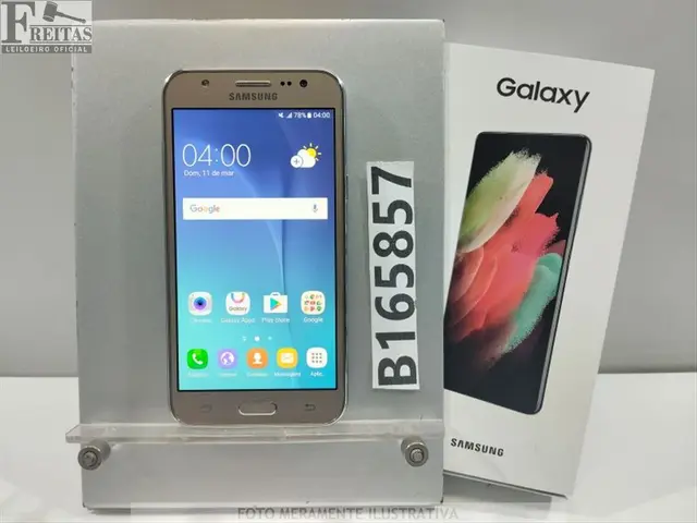 LOTE COM 01 SMARTPHONE SAMSUNG GALAXY J5 SM-J500M 16GB 1.5GB RAM COM BATERIA RQ8H70CH66D