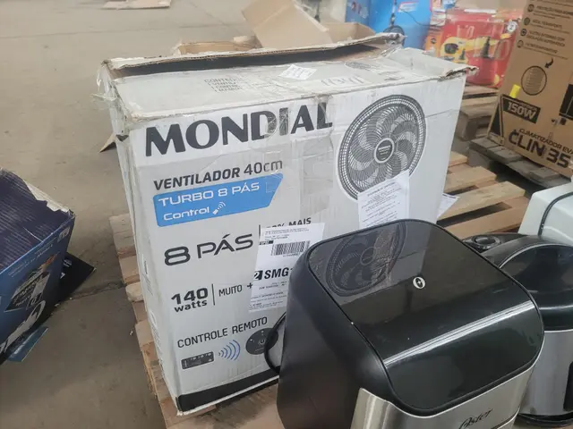 MICRO-ONDAS PHILCO PMO23B 20L BRANCO 220V, VENTILADOR MONDIAL TURBO 40CM 8 PÁS 140W 220V, FRITADEIRA DIGITAL INOX OSTER 5L PAINEL TOUCH 220V