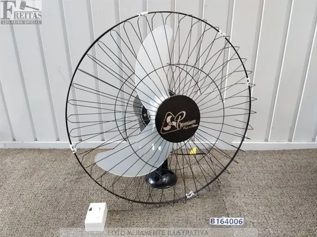 LOTE COM 01 VENTILADOR DE PAREDE VENTI DELTA OSCILANTE PREMIUM 60CM 160/170W BIVOLT CHAVEADO 60HZ…