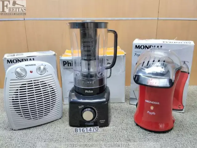 LOTE COM 01 PIPOQUEIRA POPFLIX PP-03 1200W VERMELHA MONDIAL 110V *25B00