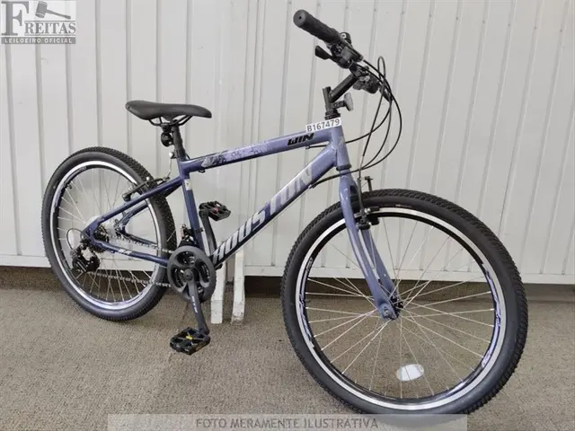 LOTE COM 01 BICICLETA HOUSTON WIN AZUL