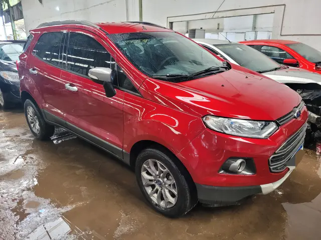 FORD ECOSPORT FSL AT 2.0 2014 2015 VERMELHO - SINISTRADO-MÉDIA MONTA