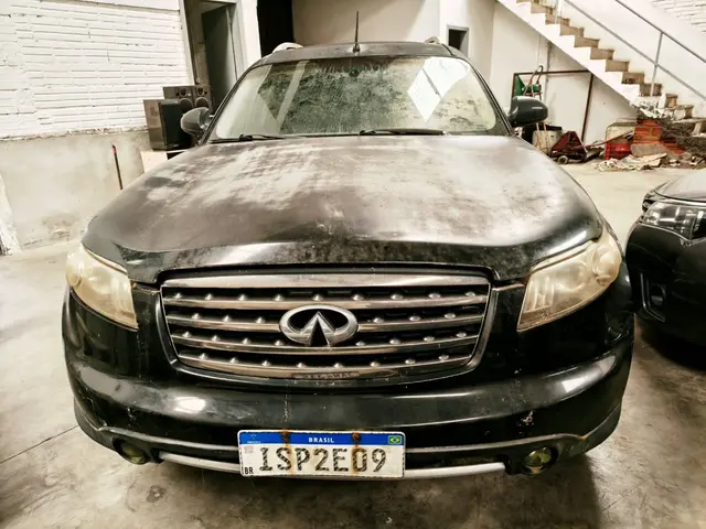 Infiniti FX 45 AWD, fabricação/modelo 2008/2008, cor: preta
