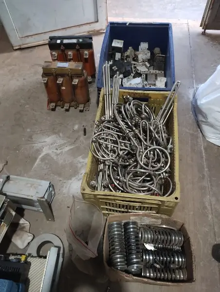 Lote molas, reatores disjuntor,contatores resistências