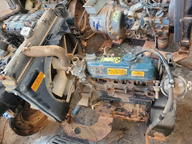 MOTOR ESTACIONARIO KUBOTA 12,6 KW 1800RPM B1105BGET01 - NO ESTADO QUE SE ENCONTRA
