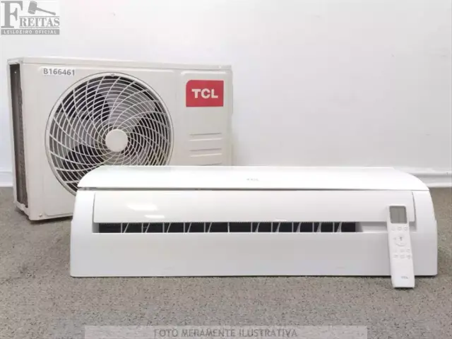 LOTE COM 01 AR CONDICIONADO SPLIT TCL FRIO 12.000 BTUS (EVAPORADORA/CONDENSADORA TAC-12CSA1 220V…