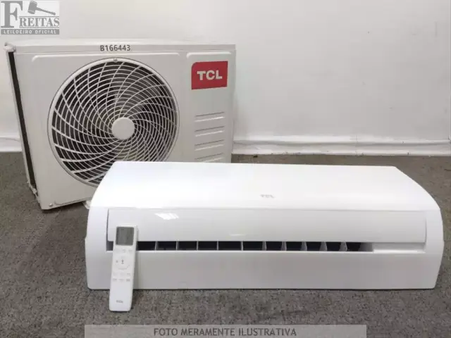 LOTE COM 01 AR CONDICIONADO SPLIT TCL FRIO 12.000 BTUS (EVAPORADORA/CONDENSADORA TAC-12CSA1 220V…
