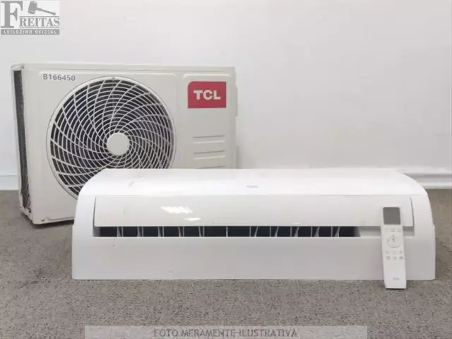 LOTE COM 01 AR CONDICIONADO SPLIT TCL FRIO 12.000 BTUS (EVAPORADORA/CONDENSADORA TAC-12CSA1 220V…
