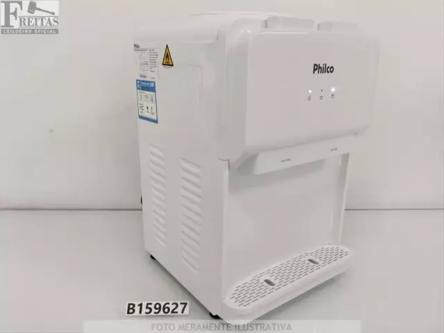 LOTE COM 01 BEBEDOURO PHILCO PBE11 20 LITROS ÁGUA NATURAL E GELADA - BRANCO 110V 055101011