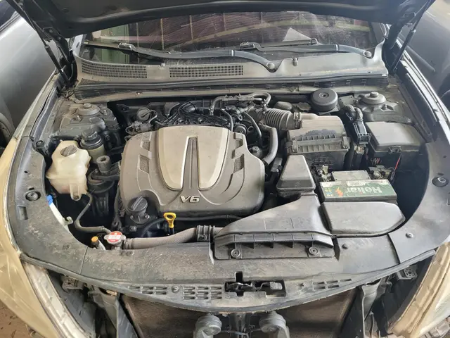 HYUNDAI AZERA 3.0 V6 24V 4P AUT 2012 2011 PRETO - SINISTRADO-MÉDIA MONTA - BLINDADO