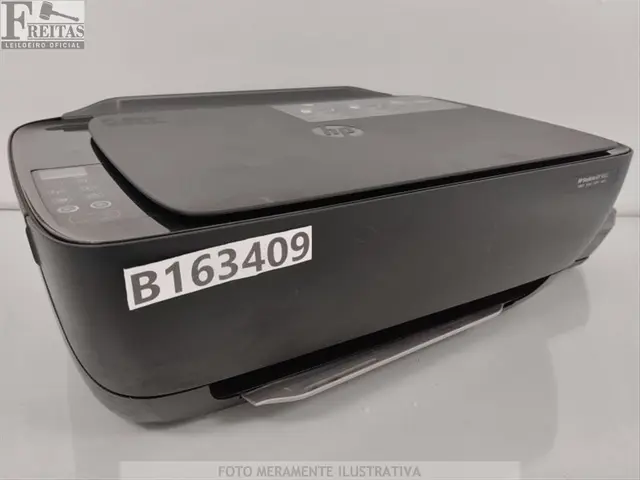 LOTE COM 01 IMPRESSORA HP DESKJET GT5822 BIVOLT 50/60HZ COM CARTUCHO / CABO BR819FF3K1