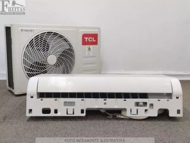 LOTE COM 01 AR CONDICIONADO SPLIT TCL INVERTER FRIO 12.000 BTUS (EVAPORADORA/CONDENSADORA…