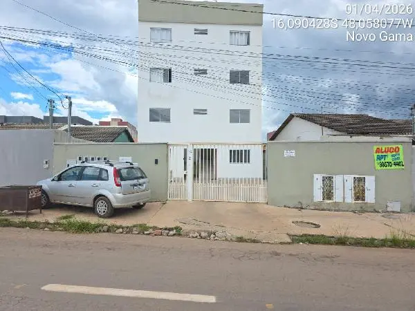 Apartamento - Área privativa: 61,46 m², Com 2 qt(s) - Localizado(a): RUA 02, N. SN, Apto. 202, LT 19A QD 06 - NOVO GAMA/GO - CEP: 72862506