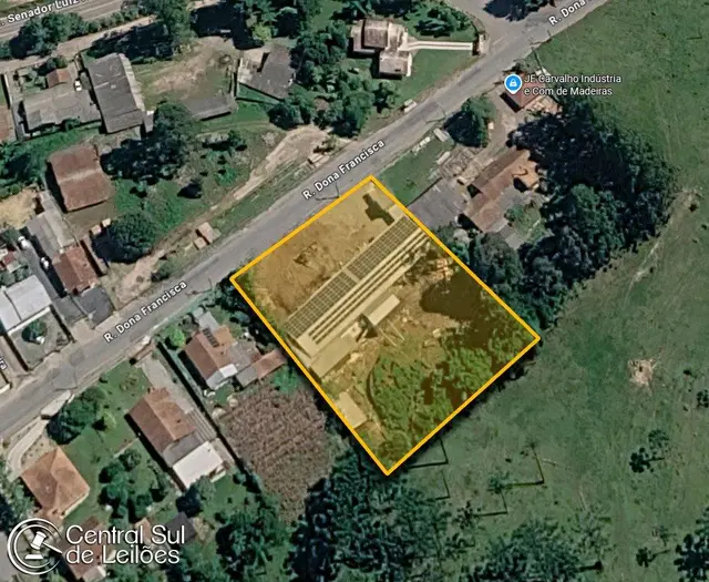 Terreno com área de 3.130,03m², com Galpão, bairro São Pedro, em Rio Negrinho/SC