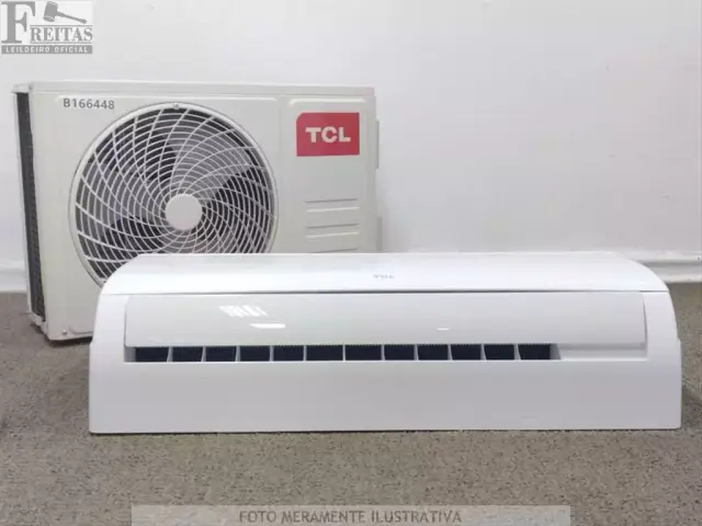 LOTE COM 01 AR CONDICIONADO SPLIT TCL FRIO 12.000 BTUS (EVAPORADORA/CONDENSADORA TAC-12CSA1 220V…