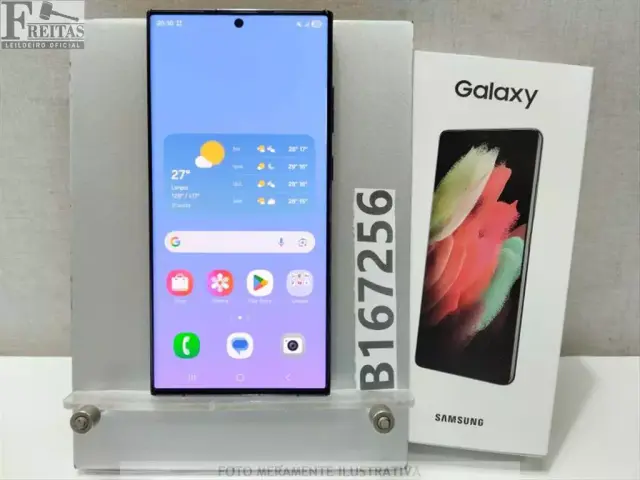 LOTE COM 01 SMARTPHONE SAMSUNG GALAXY S23 ULTRA SM-S918B 512GB 12GB RAM COM BATERIA RXCW203LB4R