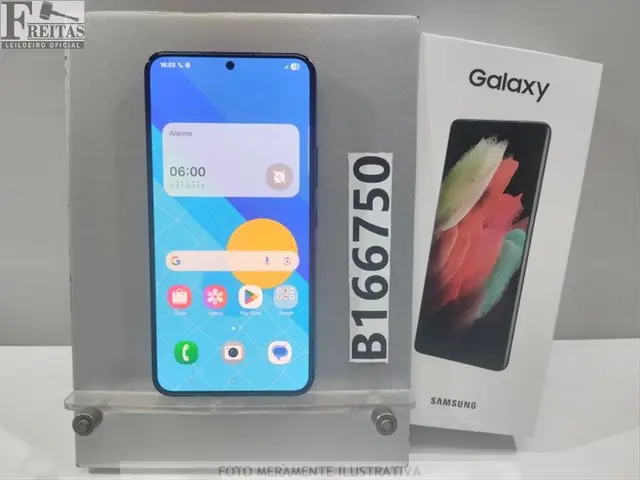 LOTE COM 01 SMARTPHONE SAMSUNG GALAXY S22 SM-S901E 256GB 8GB RAM COM BATERIA RQCT500QA1L