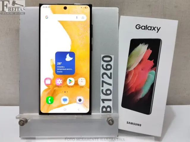 LOTE COM 01 SMARTPHONE SAMSUNG GALAXY S22 ULTRA SM-S908E 256GB 12GB RAM COM BATERIA RXCW5058V0X