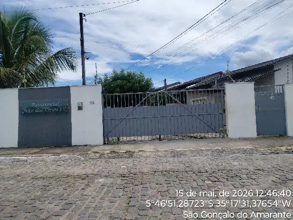 Casa - Área privativa: 57,96 m², Com 2 qt(s) - Localizado(a): RUA RAPHAEL CARLOS GOMES SILVA, N. 56, CS 19 LT 141D QD U - SAO GONCALO DO AMARANTE/RN - CEP: 59298244