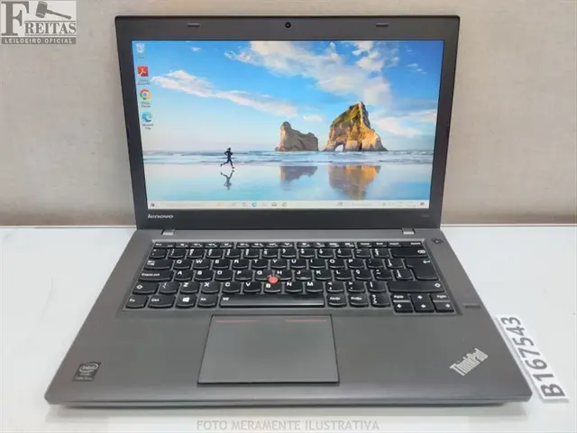 LOTE COM 01 NOTEBOOK LENOVO THINKPAD T440 14" PROCESSADOR INTEL CORE I5 8GB RAM WINDOWS 10 HOME COM…