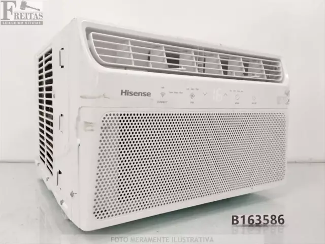 LOTE COM 01 AR-CONDICIONADO HISENSE TIPO JANELA AW-08CWBRVGU01 WI-FI CONNECT 8.500BTUS 127V 60HZ…