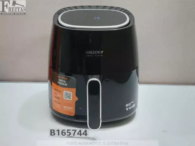 LOTE COM 01 AIR FRYER MALLORY DIGITAL PREMIUM 1500W 5,5L PAINEL TOUCH B97200372 220V 60HZ…