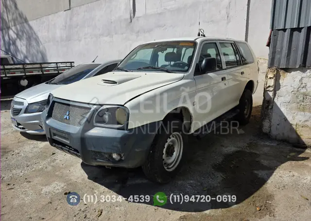MMC/PAJERO HD; 2010/2011; BRANCA; DIESEL