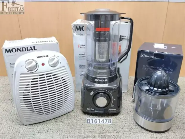 LOTE COM 01 AQUECEDOR DE AR A-08 3 EM 1 COM 2 NÍVEIS DE AQUECIMENTO E FUNÇÃO CIRCULAR COR CINZA…