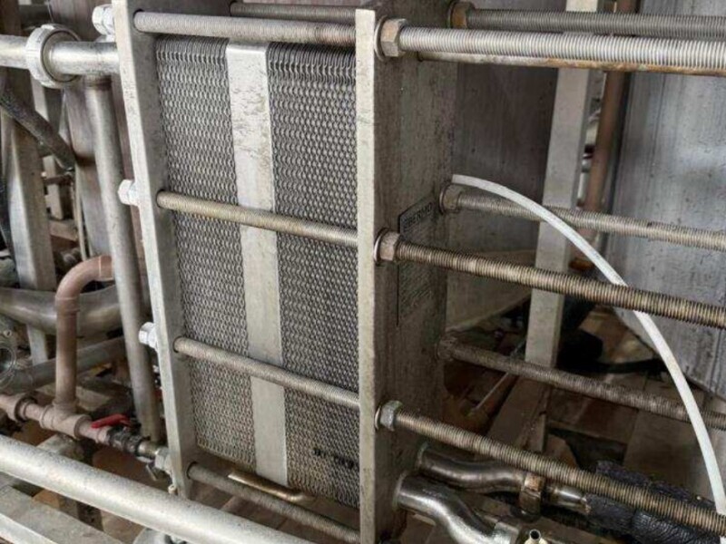 Trocador de Calor Sanitário Inox 2 Seções