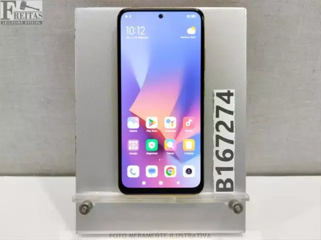LOTE COM 01 SMARTPHONE POCO REDMI NOTE 10S M2101K7BL 64GB 6GB RAM COM BATERIA 33460/2F61VC03924