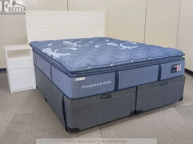 LOTE COM CAMA BOX QUEEN