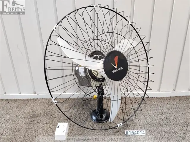 LOTE COM 01 VENTILADOR DE PAREDE VENTURA OSCILANTE 60CM 150/155W BIVOLT CHAVEADO 60HZ…
