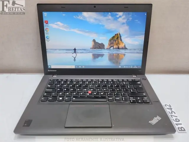 LOTE COM 01 NOTEBOOK LENOVO THINKPAD T440 14" PROCESSADOR INTEL CORE I5 8GB RAM WINDOWS 10 PRO COM…