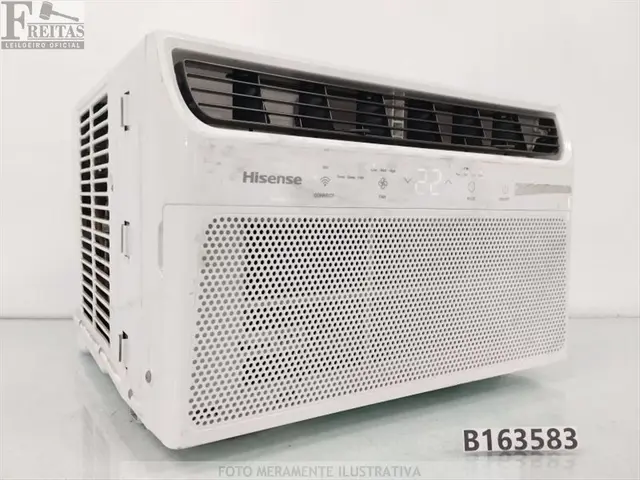 LOTE COM 01 AR-CONDICIONADO HISENSE TIPO JANELA AW-08CWBRVGU01 WI-FI CONNECT 8.500BTUS 127V 60HZ…