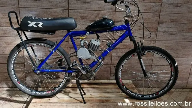 Lote contendo 01 bicicleta c/ motor a gasolina. (U-7)