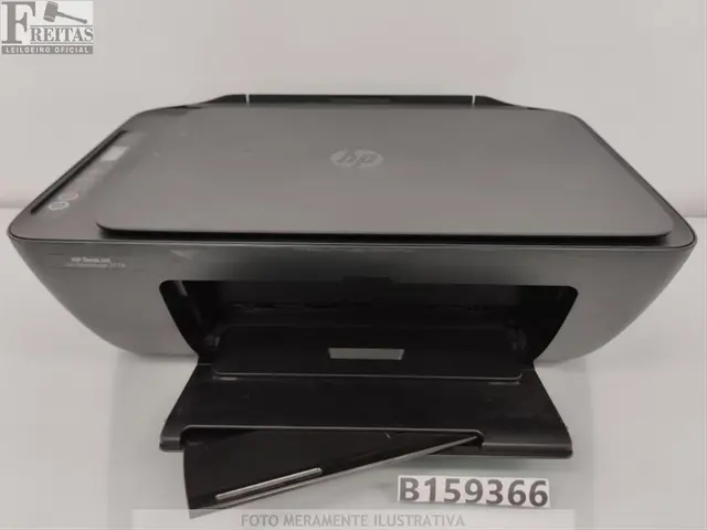 LOTE COM 01 IMPRESSORA HP DESKJET INK ADVANTAGE 2774 BIVOLT COM CABO / 2- CARTUCHOS BR12F5B32F