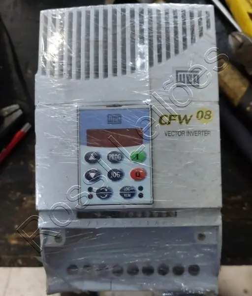 01 UN. INVERSOR WEG CFW08 3CV 220V - NO ESTADO