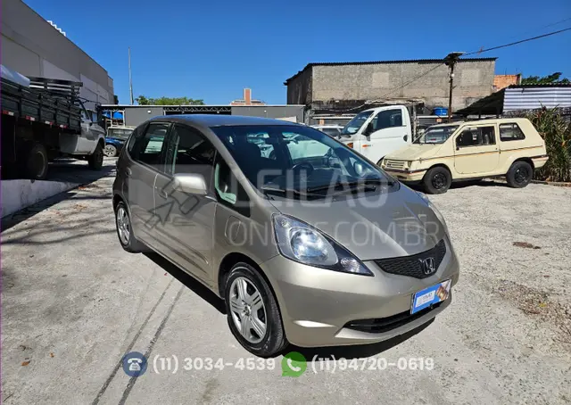 veja o vídeo!! HONDA/FIT DX FLEX; 2011/2011; DOURADA; ALCO./GASOL. - FUNCIONANDO - IPVA 2026 OK
