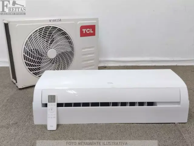 LOTE COM 01 AR CONDICIONADO SPLIT TCL FRIO 12.000 BTUS (EVAPORADORA/CONDENSADORA TAC-12CSA1 220V…